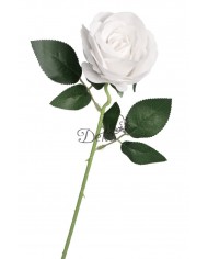 RÓŻA WELUROWA JAK ŻYWA SZTUCZNE KWIATY RÓŻE 50CM