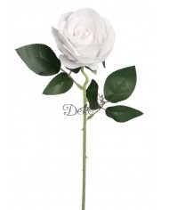 RÓŻA WELUROWA JAK ŻYWA SZTUCZNE KWIATY RÓŻE 50CM