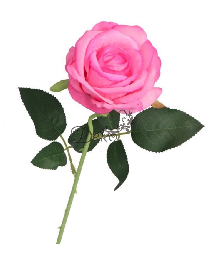 RÓŻA WELUROWA JAK ŻYWA SZTUCZNE KWIATY RÓŻE 50CM