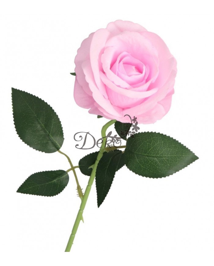 RÓŻA WELUROWA JAK ŻYWA SZTUCZNE KWIATY RÓŻE 50CM