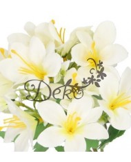 LILIA LILIE BUKIET SZTUCZNE KWIATY ROŚLINY GAŁĄZKI 33CM