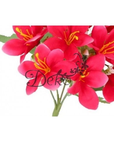 LILIA LILIE BUKIET SZTUCZNE KWIATY ROŚLINY GAŁĄZKI 33CM