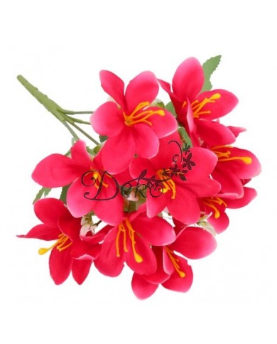 LILIA LILIE BUKIET SZTUCZNE KWIATY ROŚLINY GAŁĄZKI 33CM