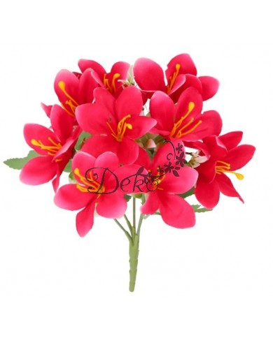 LILIA LILIE BUKIET SZTUCZNE KWIATY ROŚLINY GAŁĄZKI 33CM