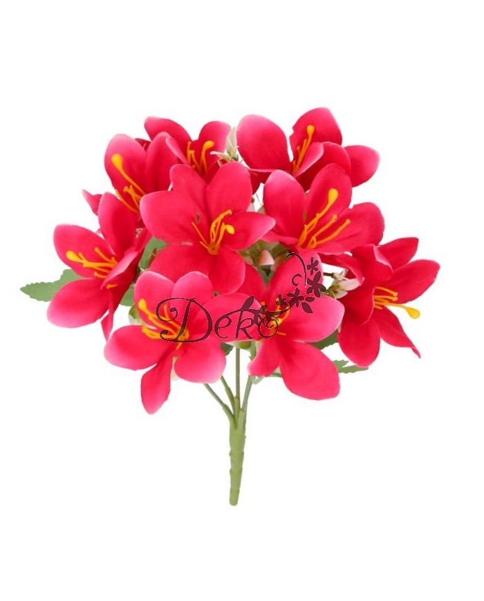 LILIA LILIE BUKIET SZTUCZNE KWIATY ROŚLINY GAŁĄZKI 33CM