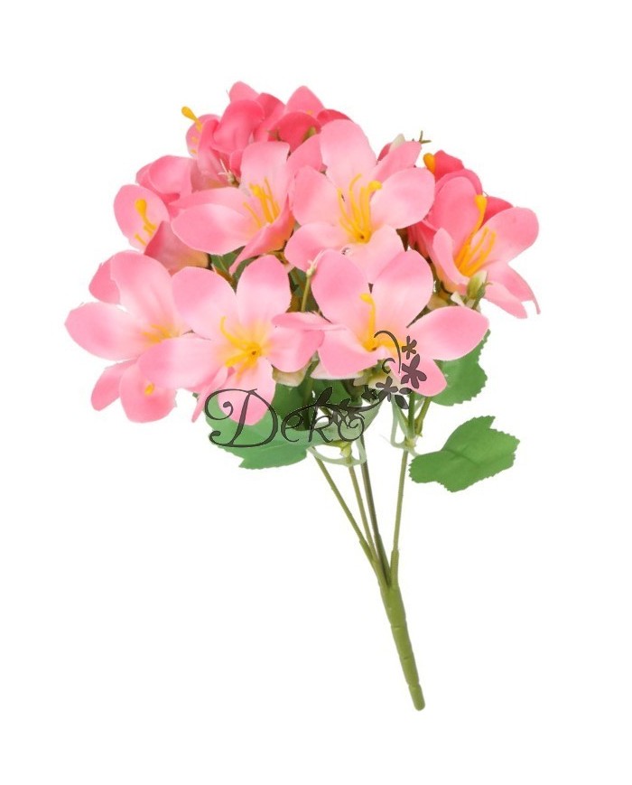 LILIA LILIE BUKIET SZTUCZNE KWIATY ROŚLINY GAŁĄZKI 33CM