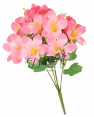 LILIA LILIE BUKIET SZTUCZNE KWIATY ROŚLINY GAŁĄZKI 33CM