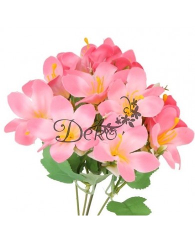 LILIA LILIE BUKIET SZTUCZNE KWIATY ROŚLINY GAŁĄZKI 33CM