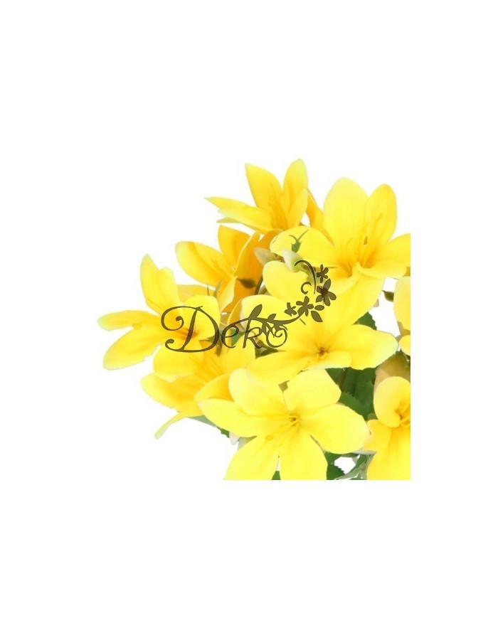 LILIA LILIE BUKIET SZTUCZNE KWIATY ROŚLINY GAŁĄZKI 33CM