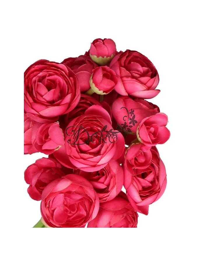 BUKIET PEŁNIK JASKRY SZTUCZNE KWIATY 29 CM 6 GAŁ PEONIA PIWONIA