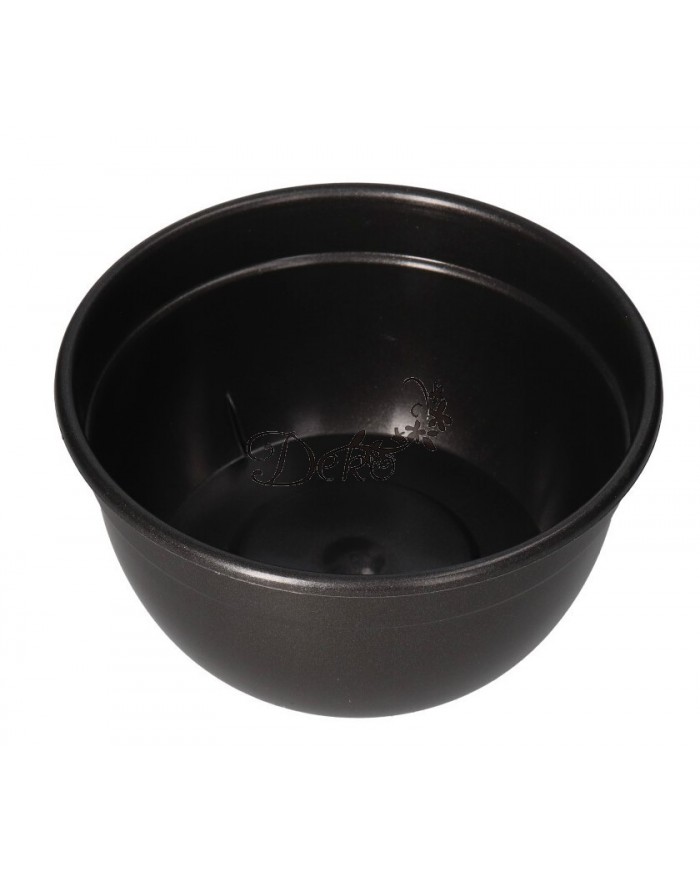 DONICZKA NA GRÓB CMENTARZ DONICA PLASTIKOWA OKRĄGŁA NA STROIK