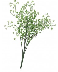 SZTUCZNE KWIATY ROŚLINY BUKIET GĘSTY GAŁĄZKI LIŚCIE 33CM