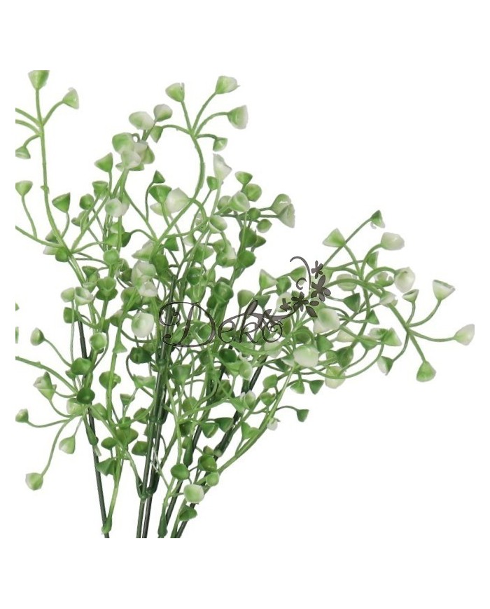 SZTUCZNE KWIATY ROŚLINY BUKIET GĘSTY GAŁĄZKI LIŚCIE 33CM