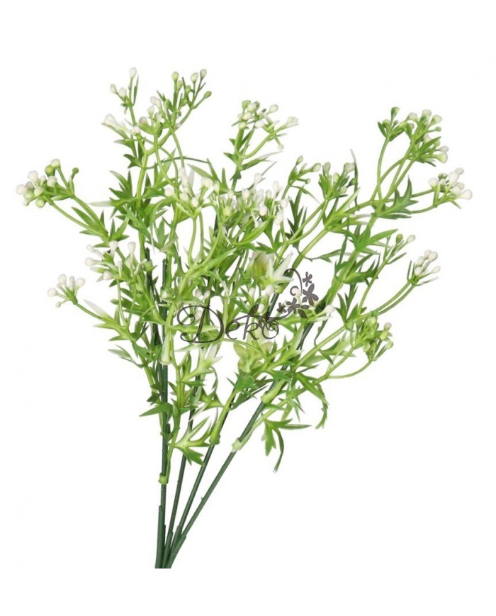 SZTUCZNE KWIATY ROŚLINY BUKIET GĘSTY GAŁĄZKI LIŚCIE 33CM