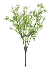 SZTUCZNE KWIATY ROŚLINY BUKIET GĘSTY GAŁĄZKI LIŚCIE 33CM