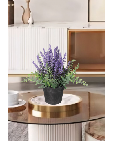 WRZOS W DONICZCE SZTUCZNE KWIATY ROŚLINY 23 CM