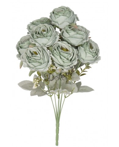 SZTUCZNE KWIATY ROŚLINY RÓŻA RÓŻE BUKIET GĘSTY XXL 50CM