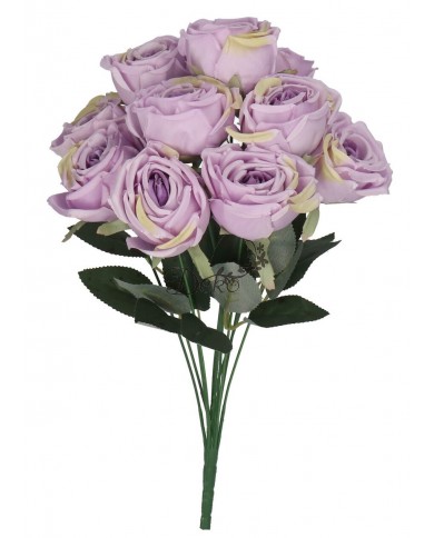 SZTUCZNE KWIATY ROŚLINY RÓŻA RÓŻE BUKIET GĘSTY XXL 50CM