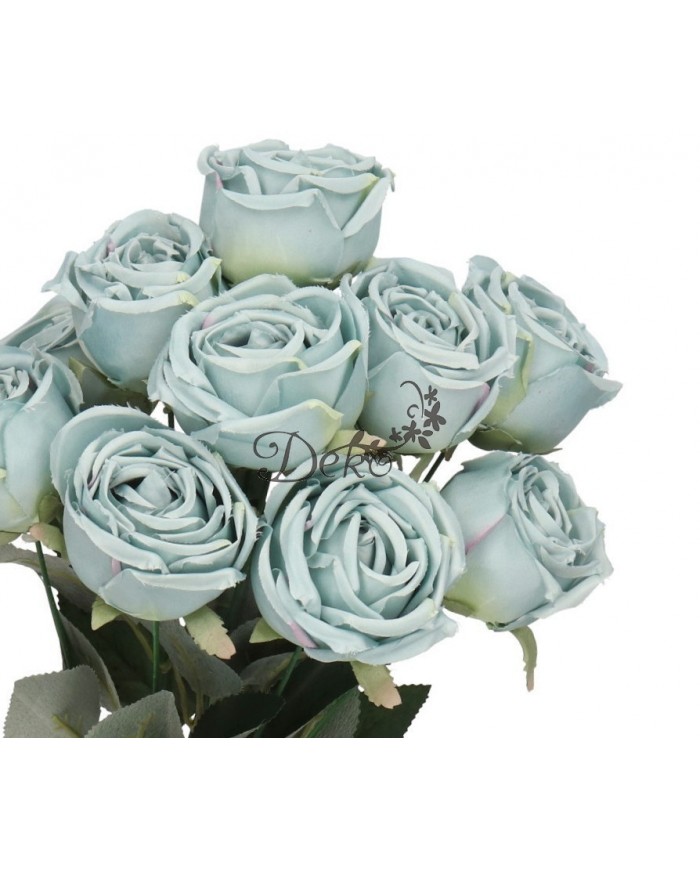 SZTUCZNE KWIATY ROŚLINY RÓŻA RÓŻE BUKIET GĘSTY XXL 50CM