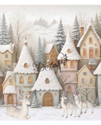 RENIFER WELUROWY FIGURKA DO POSTAWIENIA 28CM STROIKIK