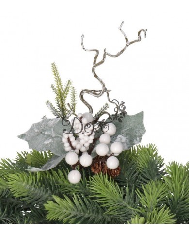 GAŁĄZKA DEKORACYJNA IGLIWIE SZYSZKI DO STROIKA 27CM