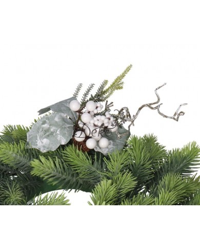 GAŁĄZKA DEKORACYJNA IGLIWIE SZYSZKI DO STROIKA 27CM