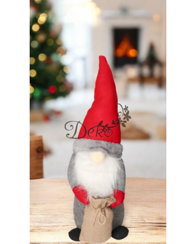 SKRZAT KRASNAL MIKOŁAJ Z WORKIEM ŚWIĄTECZNY DUŻY