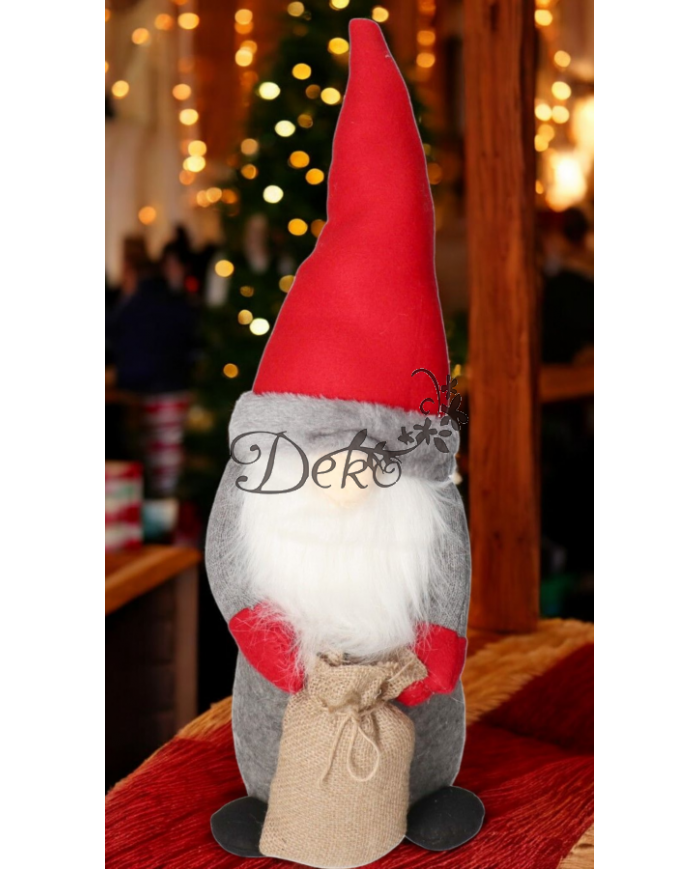 SKRZAT KRASNAL MIKOŁAJ Z WORKIEM ŚWIĄTECZNY DUŻY