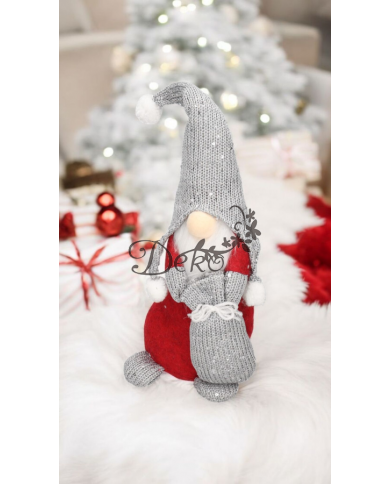 SKRZAT KRASNAL MIKOŁAJ Z WORKIEM ŚWIĄTECZNY DUŻY