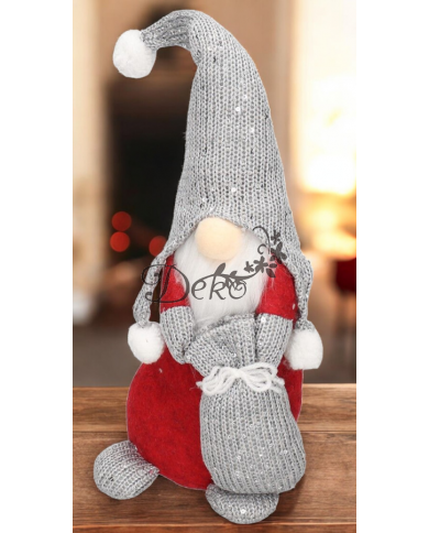 SKRZAT KRASNAL MIKOŁAJ Z WORKIEM ŚWIĄTECZNY DUŻY