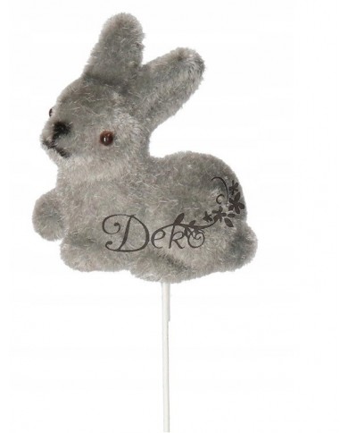 ZAJĄC ZAJĄCZEK WIELKANOCNY FLOKOWANY FIGURKA PIK
