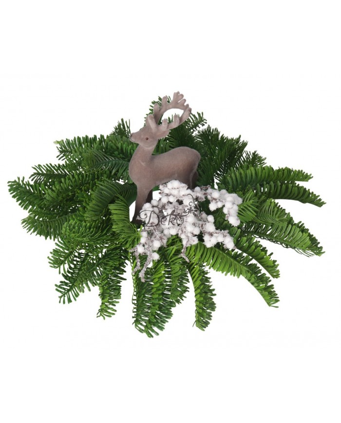 WIANEK DEKORACYJNY Z IGLIWIA IGLIWIE STROIK 36 CM