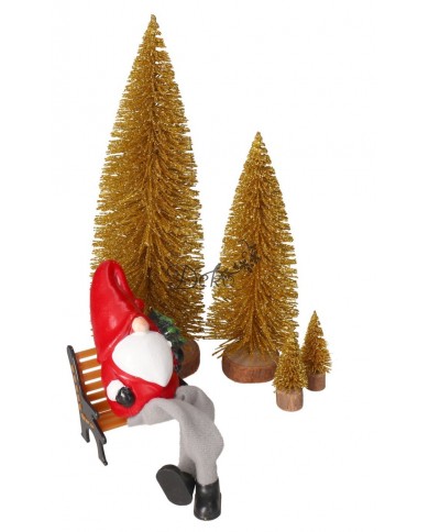 Zestaw Dekoracyjnych Ławek Miniaturowych 6 cm – Do Stroików i Kompozycji