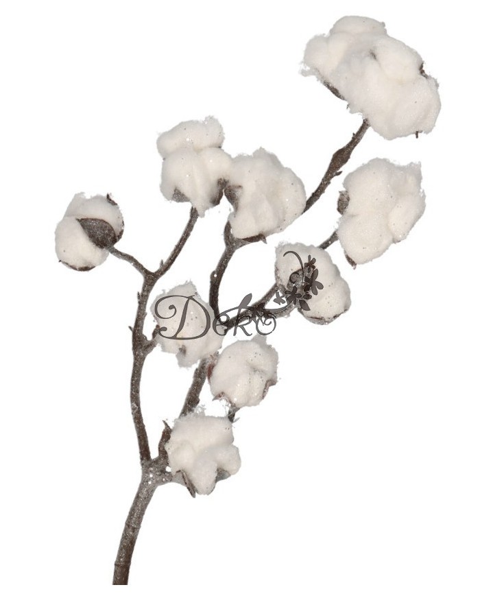 GAŁĄZKA DEKORACYJNA BAWEŁNA GAŁĄZKI BAWEŁNY STROIK 46 CM