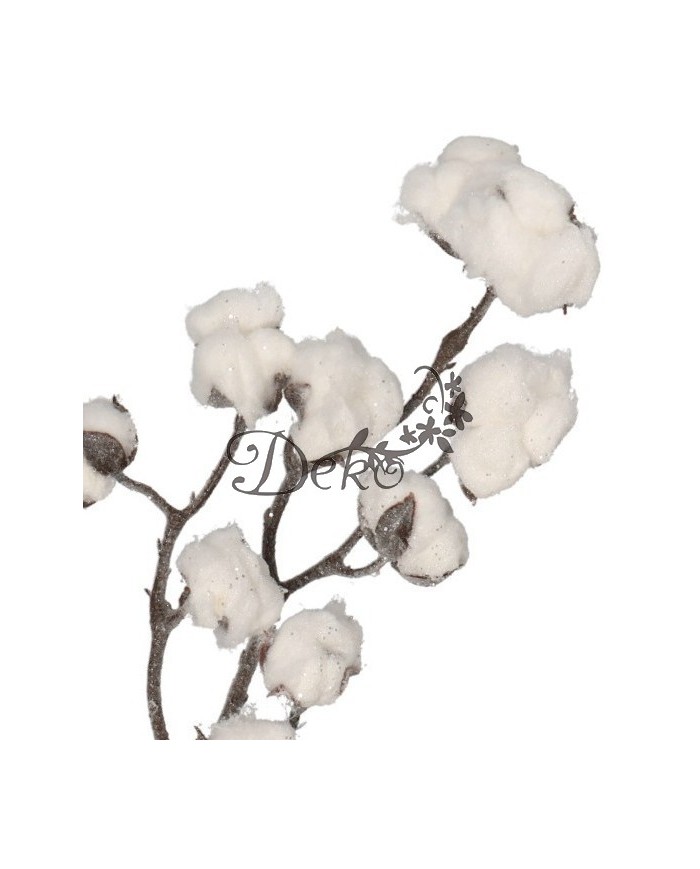 GAŁĄZKA DEKORACYJNA BAWEŁNA GAŁĄZKI BAWEŁNY STROIK 46 CM