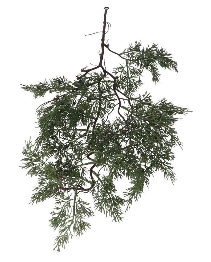 GAŁĄZKA DEKORACYJNA JODŁA Świąteczna 74 cm - Elegancka Ozdoba Zawieszana