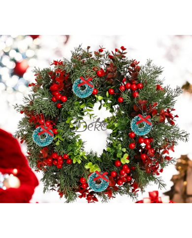 BOMBKI NA CHOINKĘ STROIK BOMBKI CHOINKOWE 10SZT WIANEK