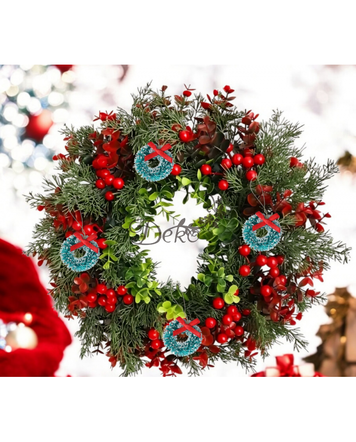 BOMBKI NA CHOINKĘ STROIK BOMBKI CHOINKOWE 10SZT WIANEK