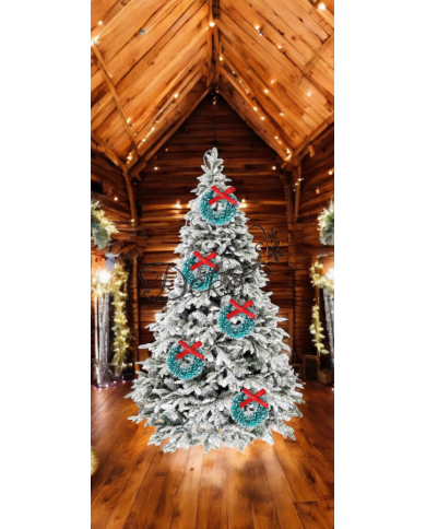 BOMBKI NA CHOINKĘ STROIK BOMBKI CHOINKOWE 10SZT WIANEK