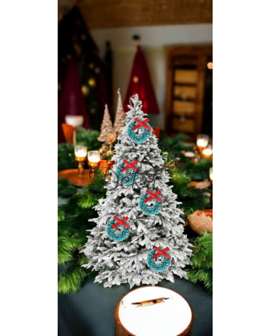 BOMBKI NA CHOINKĘ STROIK BOMBKI CHOINKOWE 10SZT WIANEK