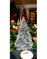 BOMBKI NA CHOINKĘ STROIK BOMBKI CHOINKOWE 10SZT WIANEK