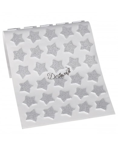 GWIAZDKI NA PRZYLEPCU PIANKOWE 50SZT 2CM DŻETY