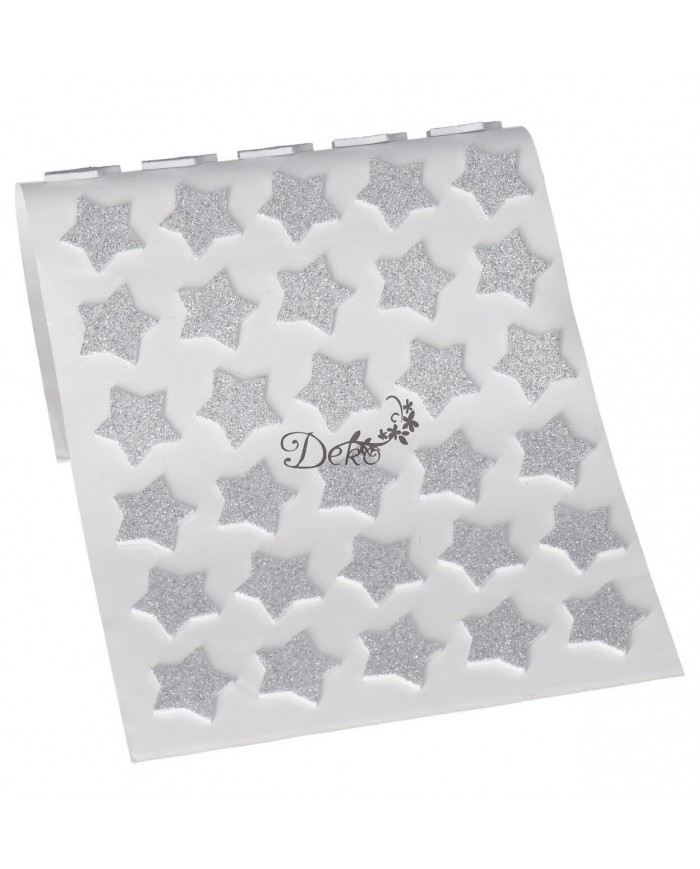 GWIAZDKI NA PRZYLEPCU PIANKOWE 50SZT 2CM DŻETY