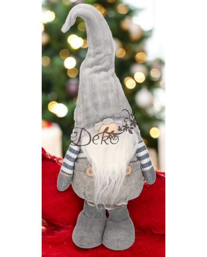 Skrzat Krasnal Świąteczny Teleskopowy Duży Gnom Wysoki 75 Regulowany XXL