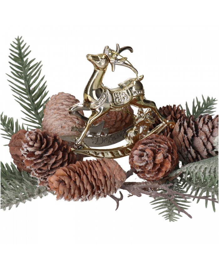 BOMBKI NA CHOINKĘ STROIK RENIFER ZAWIESZKA STROIK