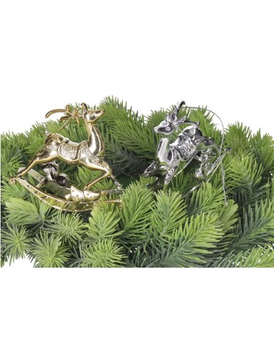 BOMBKI NA CHOINKĘ STROIK RENIFER ZAWIESZKA STROIK