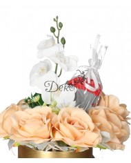 FLOWER BOX PUDEŁKO NA DZIEŃ BABCI + SKARPETKI