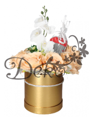 FLOWER BOX PUDEŁKO NA DZIEŃ BABCI + SKARPETKI