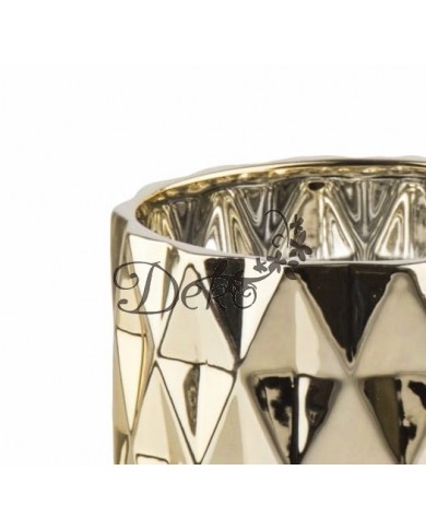 DONICZKA OSŁONKA CERAMICZNA NOWOCZESNA ZŁOTA