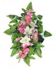 STROIK NA GRÓB KOMPOZYCJA DUŻA SZTUCZNE KWIATY